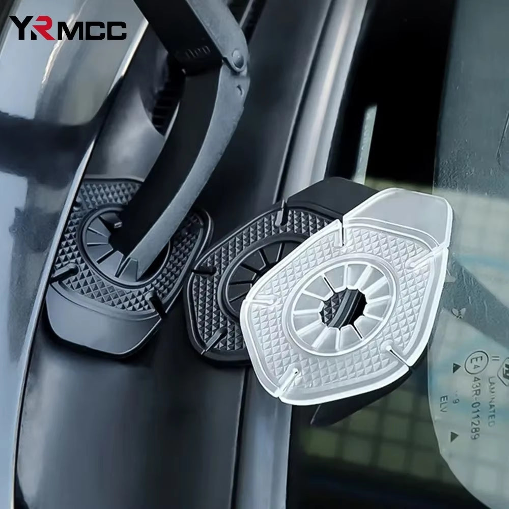 Windshield Wiper Hole Cover 2 Pack - Silicone Leaf & Debris Guard