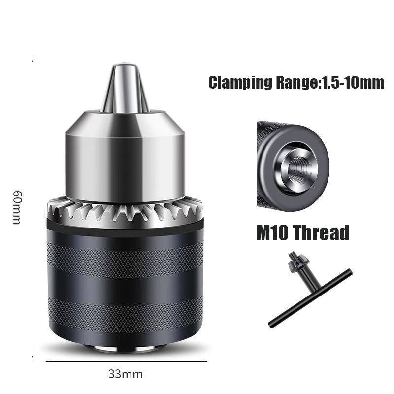 Angle Grinder to Drill Adapter – M10 Chuck Conversion Collet – image 6
