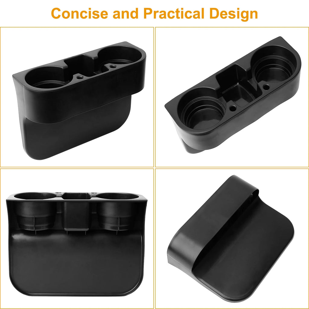 Car Seat Gap Organizer – Cup Holder Wedge with Phone Slot – image 8