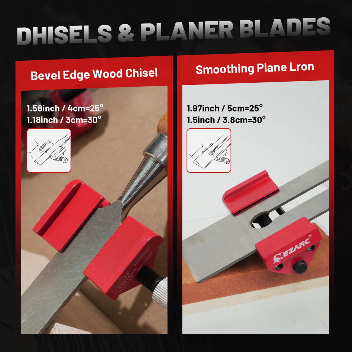 Honing Guide – Chisel & Plane Blade Sharpening Jig – image 3
