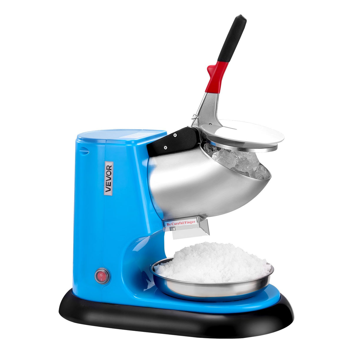 Electric Ice Shaver & Snow Cone Machine, 220 lb/h Commercial Ice Crusher – image 6