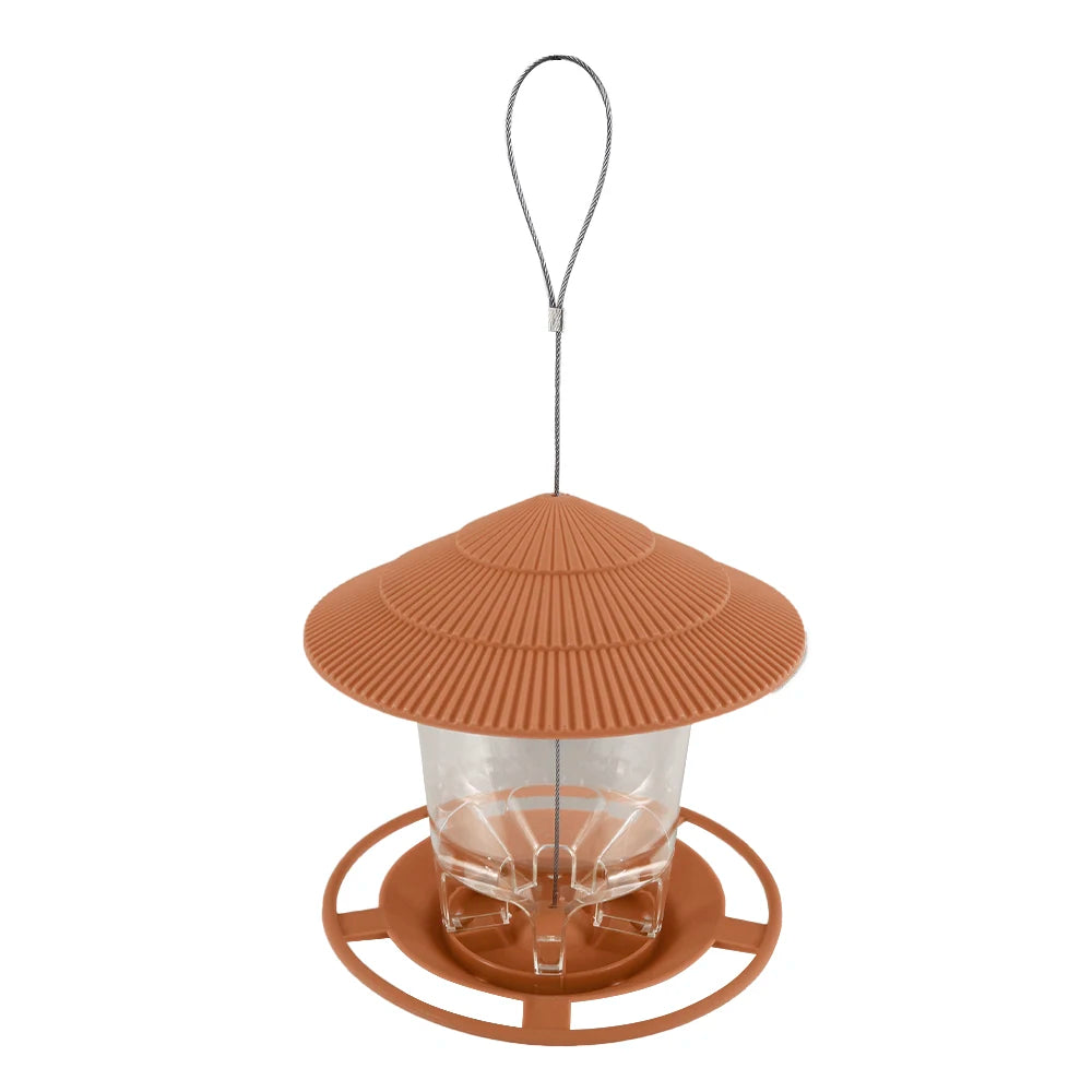 Hanging Bird Feeder Gazebo - 2.6 lb Capacity Wild Bird Seed Feeder – image 8