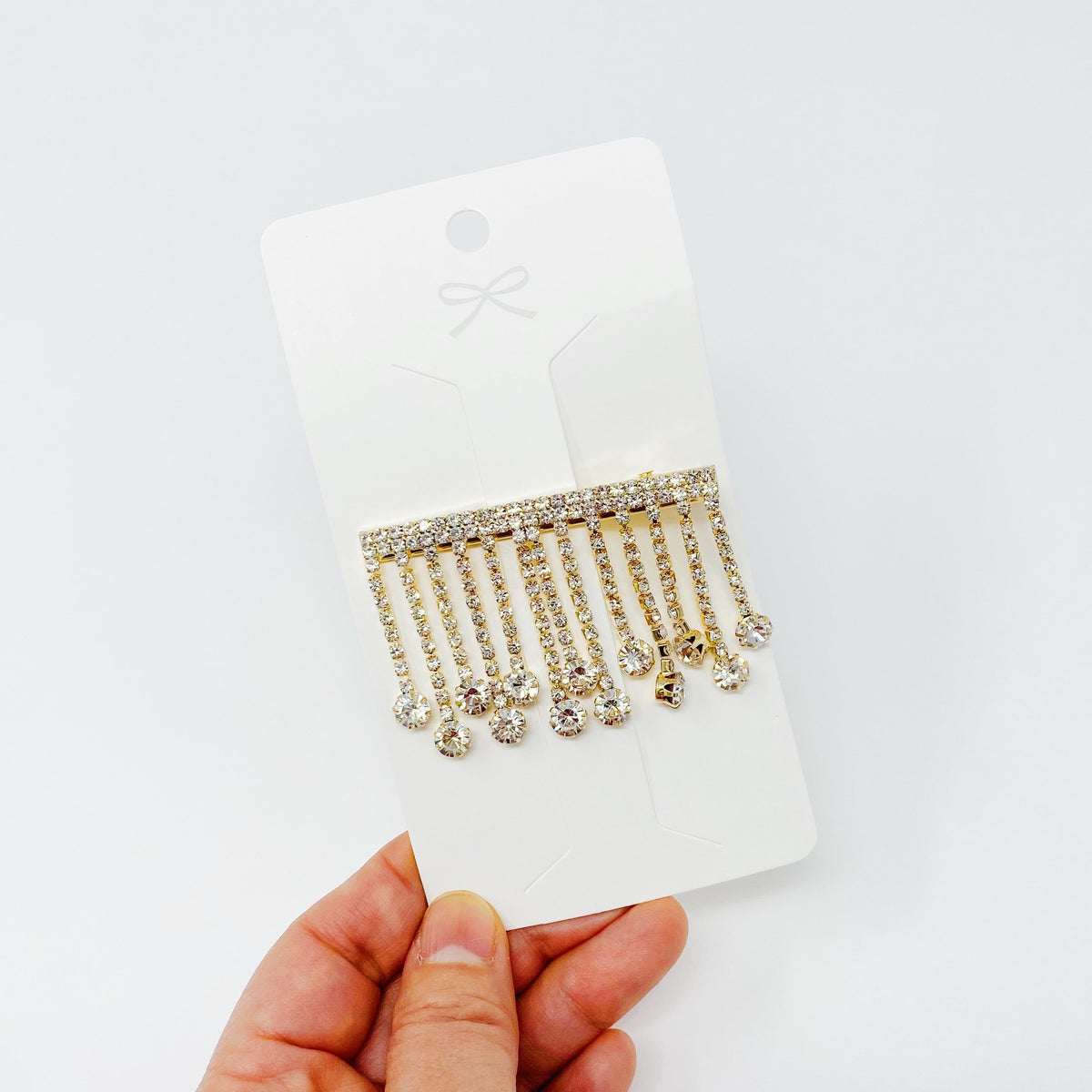 Hair Clip, Sparkling Cascade Decorative Barrette – image 5