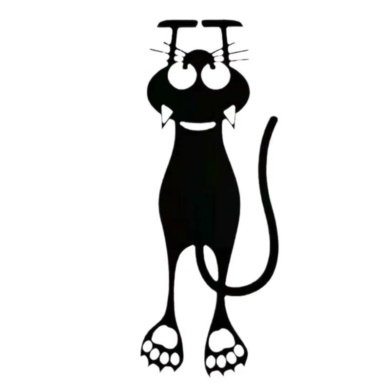 Black Cat Acrylic Bookmark - Hollow Kitten Page Marker