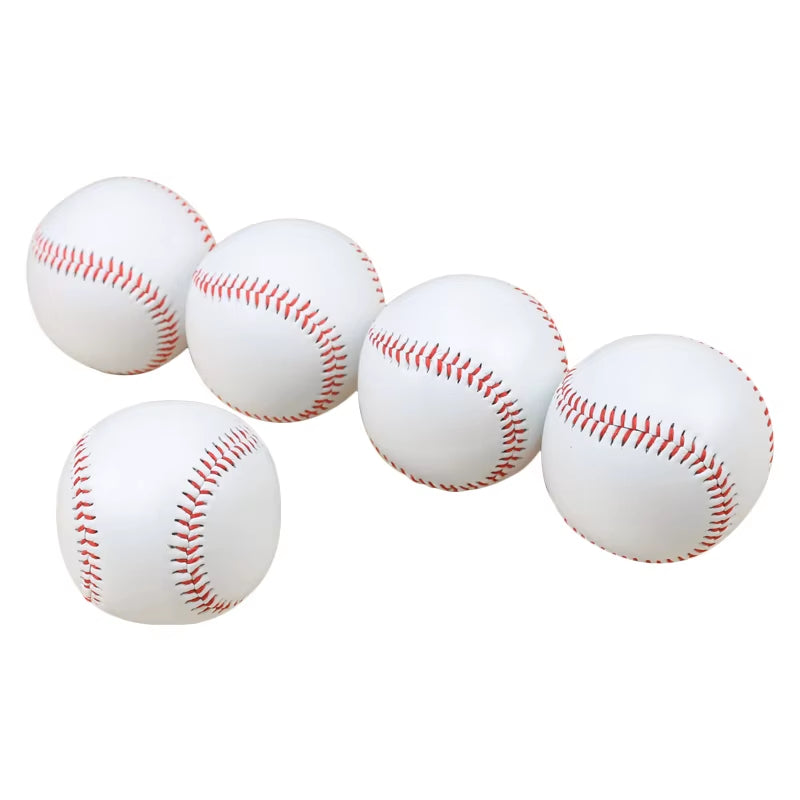 9 Inch Practice Baseballs 12 Pack, Hard or Soft Training Balls – image 3