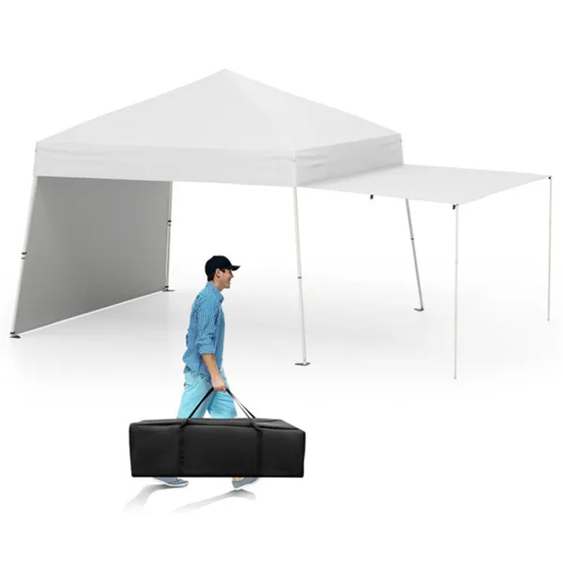 14 x 9.2 ft Pop-Up Canopy Tent with Sidewalls and Awning – image 3