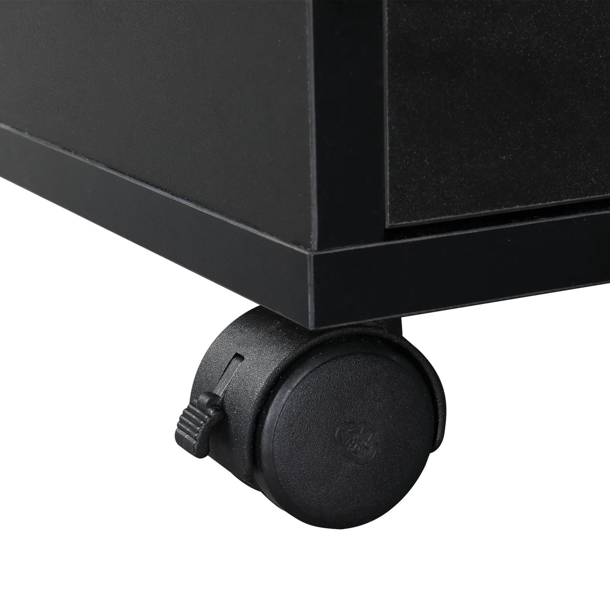 Rolling Manicure Table with Built-In Fan, Double Cabinet and 3 Drawers – image 6