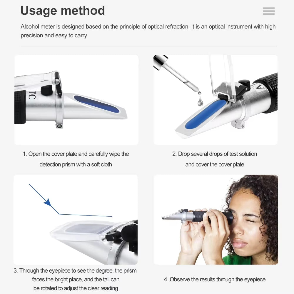 4-in-1 Antifreeze Refractometer for Coolant, Battery Fluid & DEF – image 6