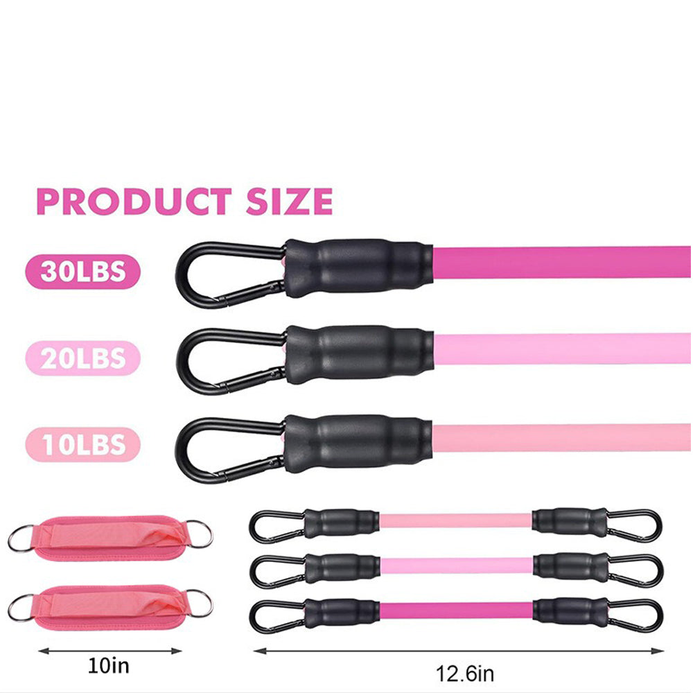 Ankle Resistance Bands with Cuffs Adjustable Glute Kickback Set – image 3