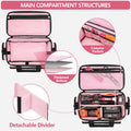 Pink Tool Bag Tote for Women, Construction Tool Organizer