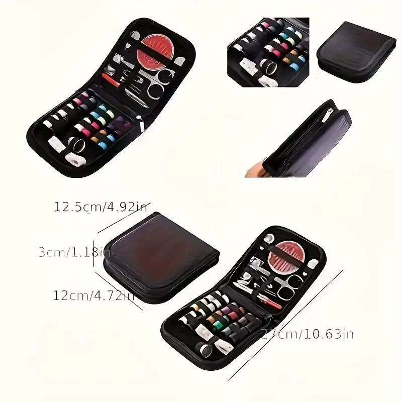 Travel Sewing Kit - 27-Piece Set with Canvas Case – image 4