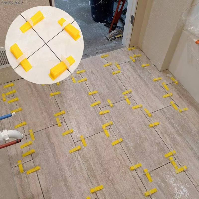 Tile Leveling System Clips 100-Pack 1mm Spacers for Wall & Floor – image 4