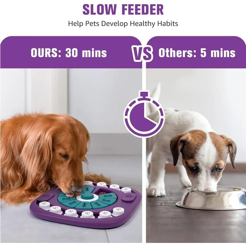 Dog Puzzle Toy – Interactive Slider Treat Puzzle – image 5