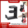 Headphone Stand Desk Clamp, 360 Rotating Hook