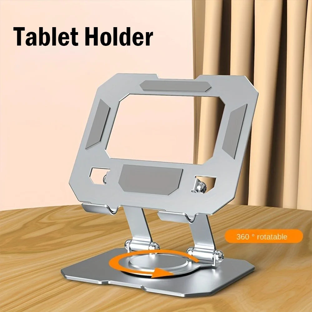 Rotating Tablet Stand, Foldable 360-Degree Holder 4.7-12 in – image 4