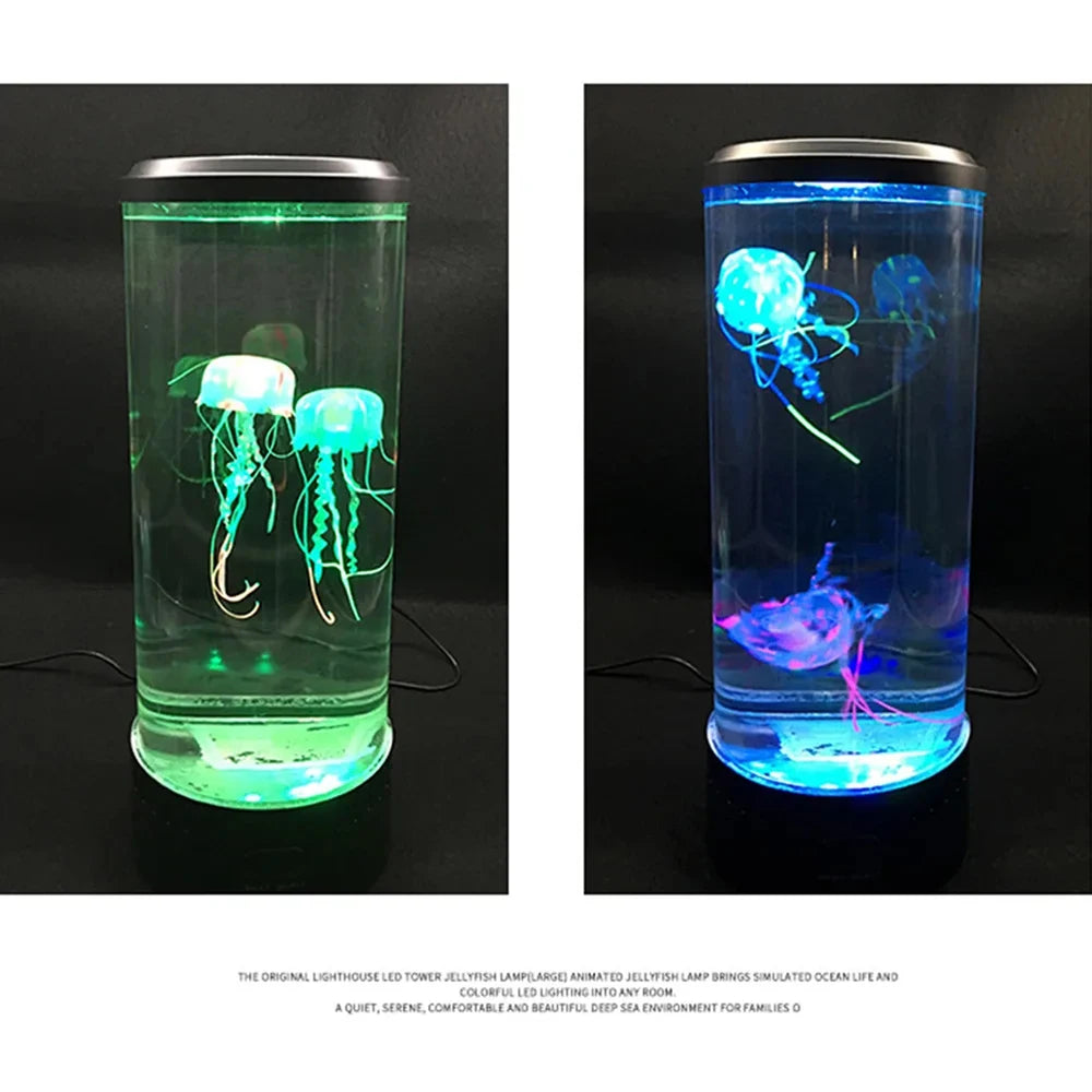 Color Changing Jellyfish Lamp - USB or Battery LED Mood Light