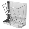 Wall Mounted Goat Hay Feeder 2-in-1 Hay and Grain Feeder 21 Gallon
