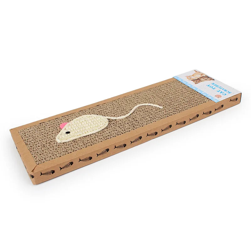 Cat Scratching Board - Corrugated Cardboard Scratch Pad 37x12cm – image 7