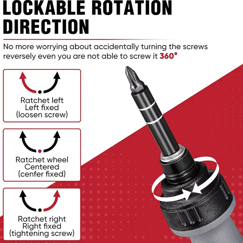 Ratchet Screwdriver Set - 11-in-1 Multi-Bit Driver – image 5