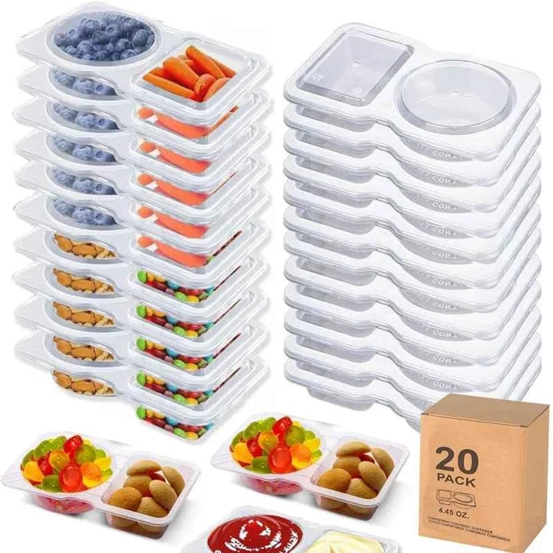 Spice Jars 20-Pack - Stackable Clear 4oz Containers with Labels – image 4