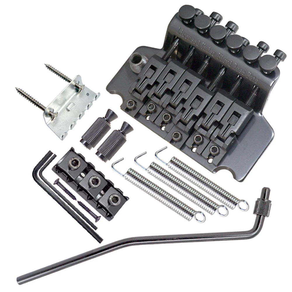 6-String Roller Saddle Tremolo Bridge for Electric Guitar