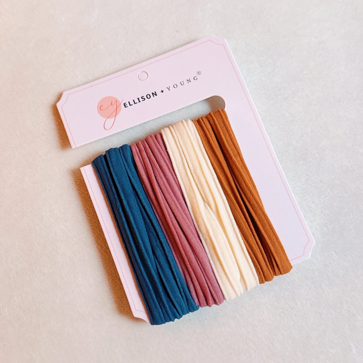 Hair Ties – Soft Jersey Elastic Set of 8 – image 6