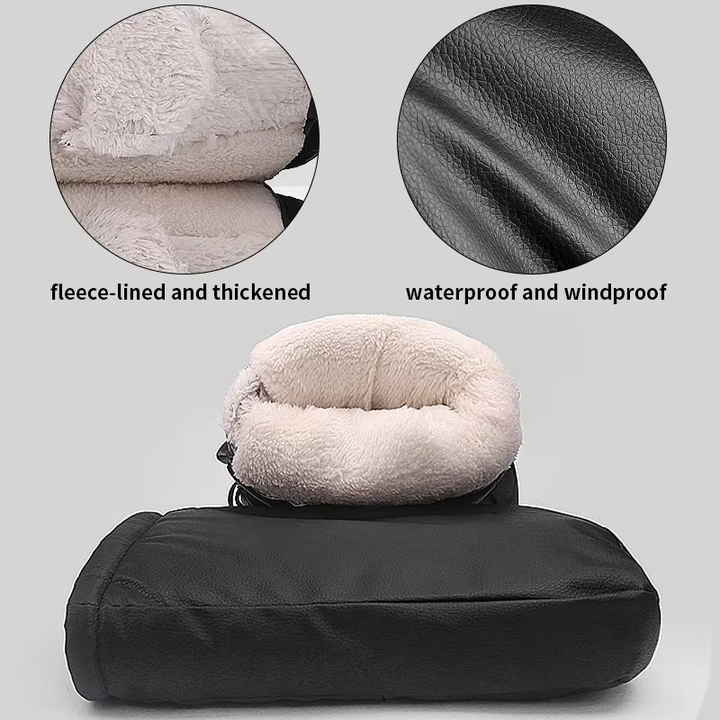 Farm ATV Handlebar Muffs, Windproof Winter Mitts for Quad & Motorcycle – image 4