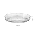 Lazy Susan Turntable Organizer - Clear Rotating Fridge & Pantry Tray