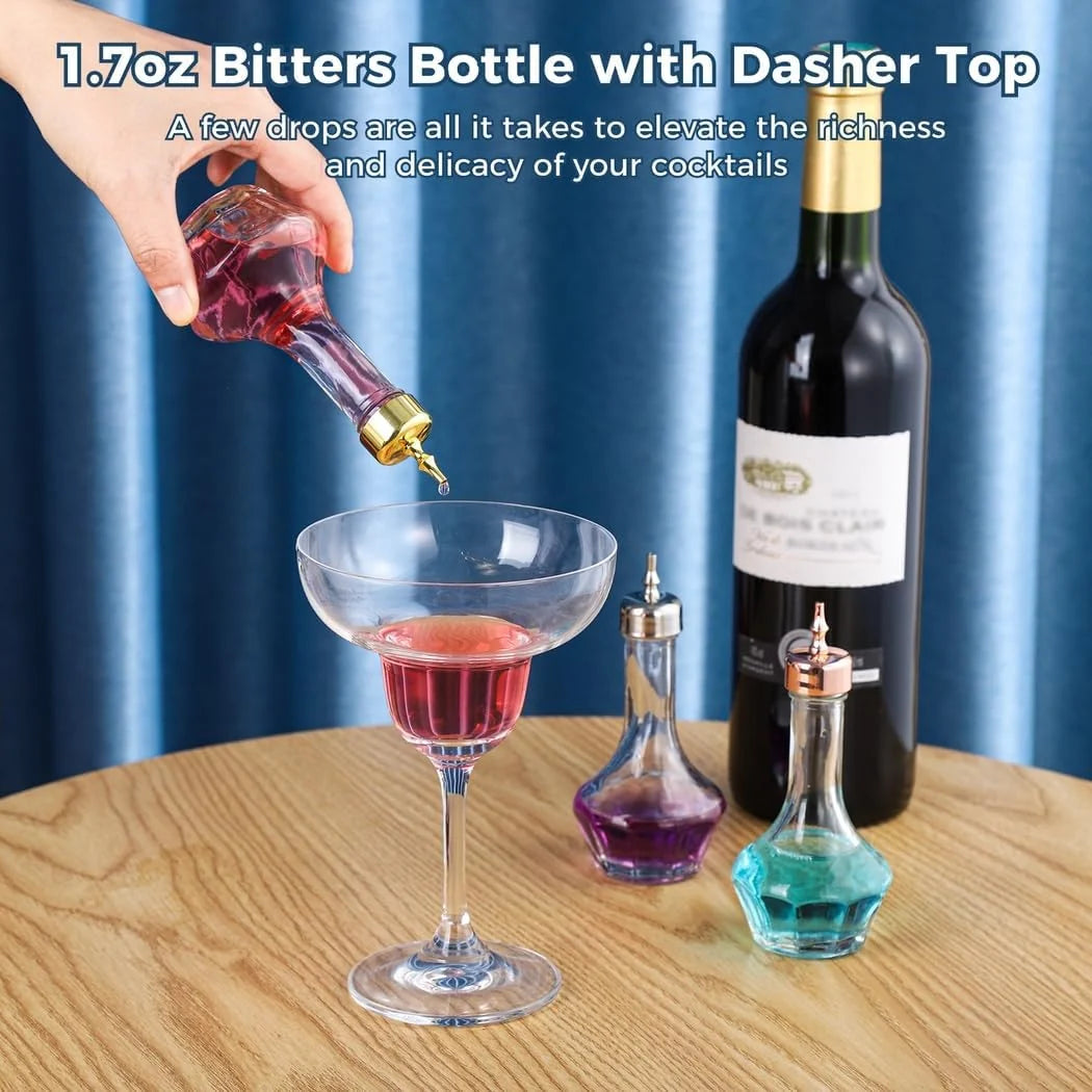 Glass Bitters Dasher Bottles Set of 3, 50 ml – image 4