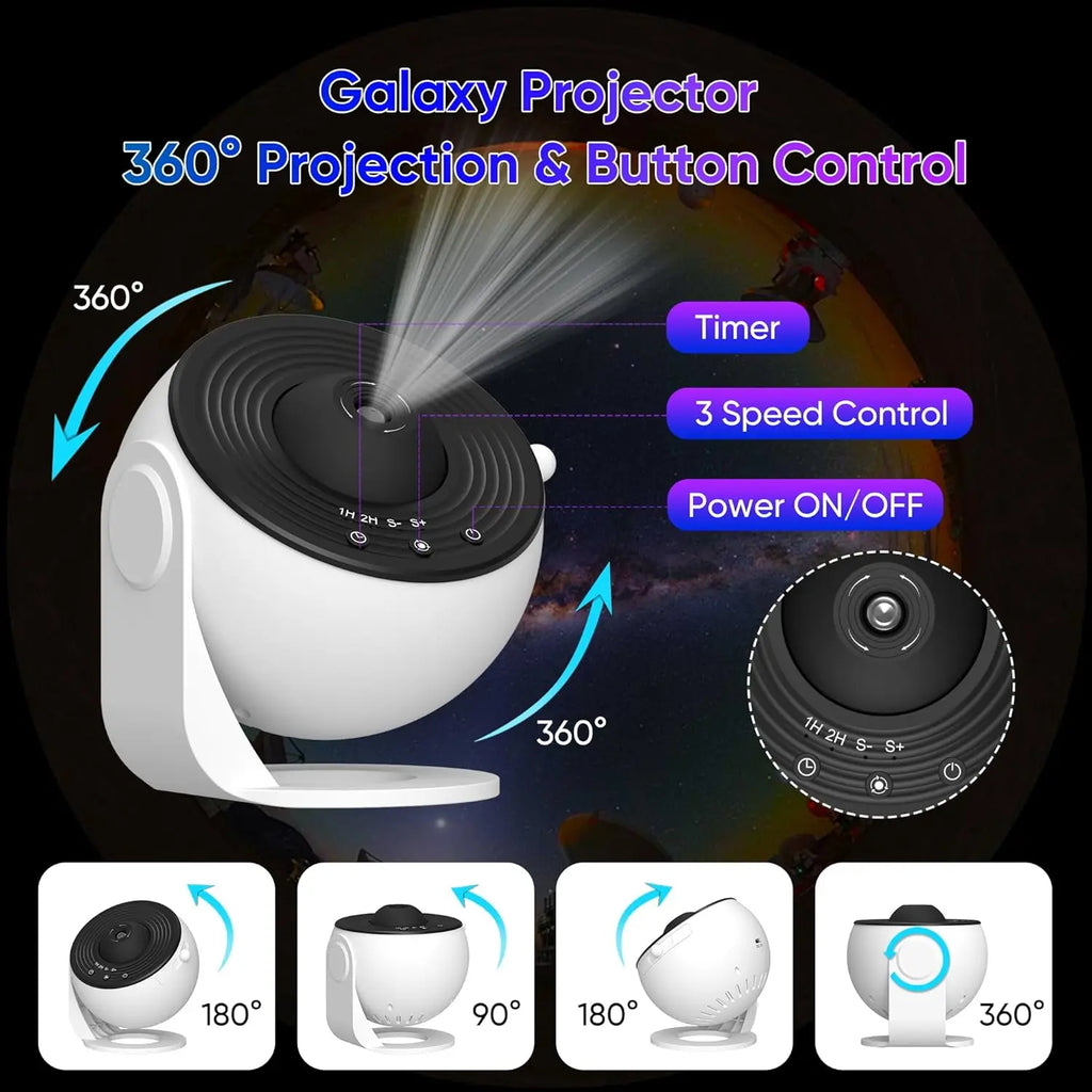 Galaxy Star Projector – Planetarium Night Light with 13 Discs – image 6
