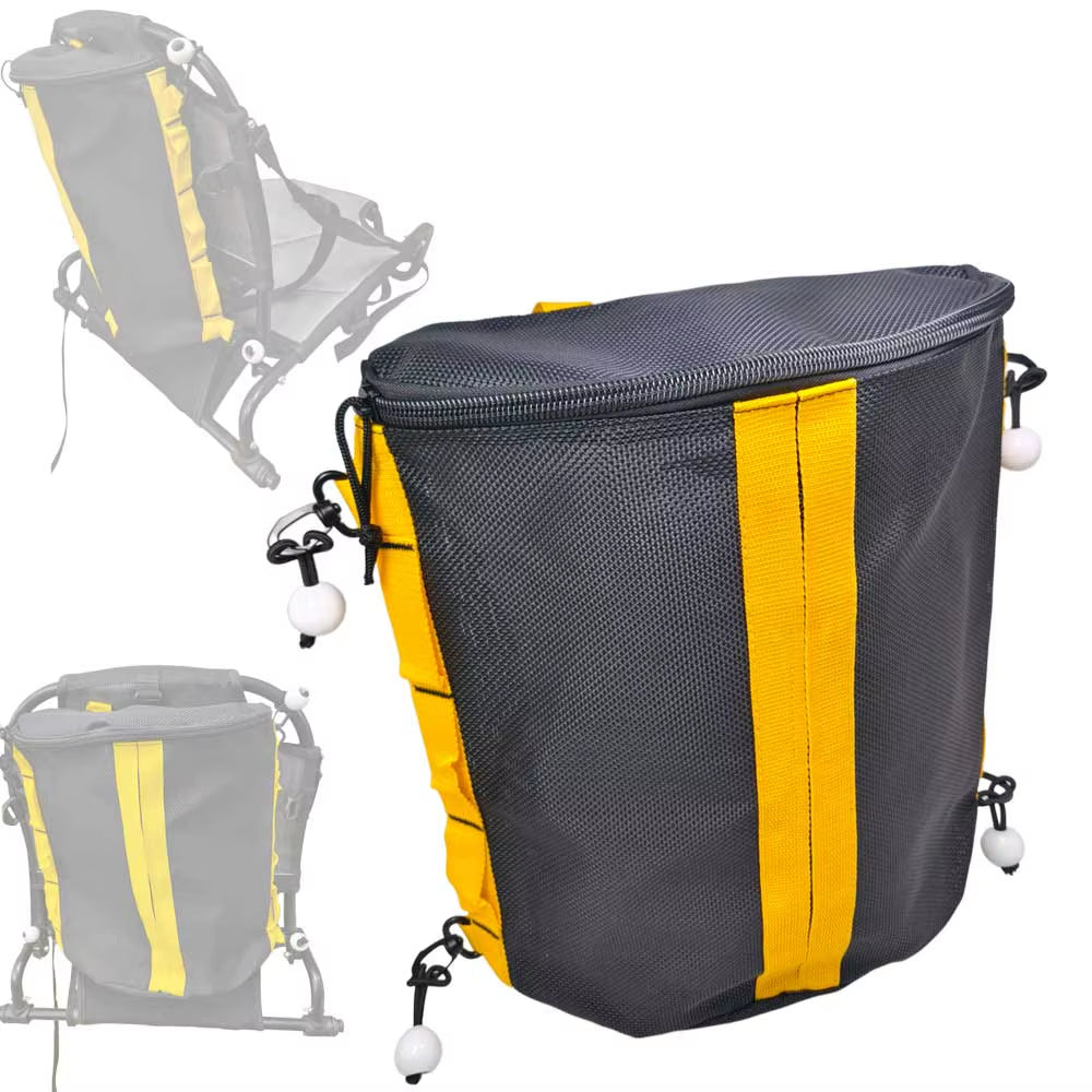 Boat Seat Back Storage Bag, Mesh Kayak Organizer – image 2