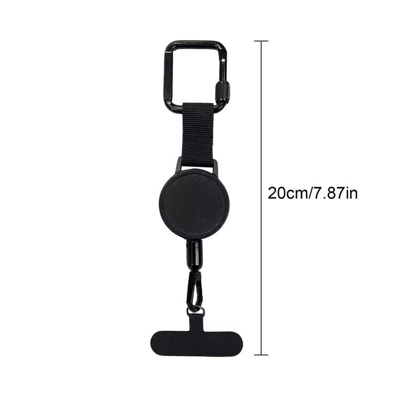 Retractable Phone Tether – Anti-Drop Lanyard with Carabiner – image 7