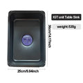 Stainless Steel Camping Sink Basin for Folding Camp Tables, 6L