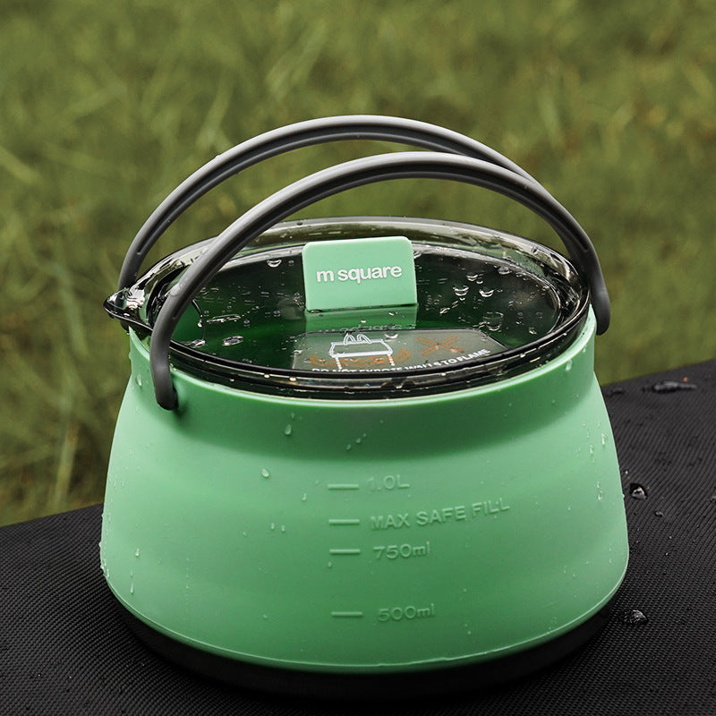 Collapsible Silicone Camping Kettle