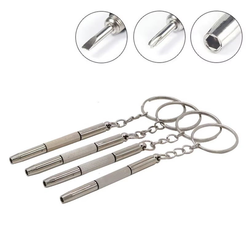 3-in-1 Eyeglass Screwdriver Keychain Repair Kit – image 6
