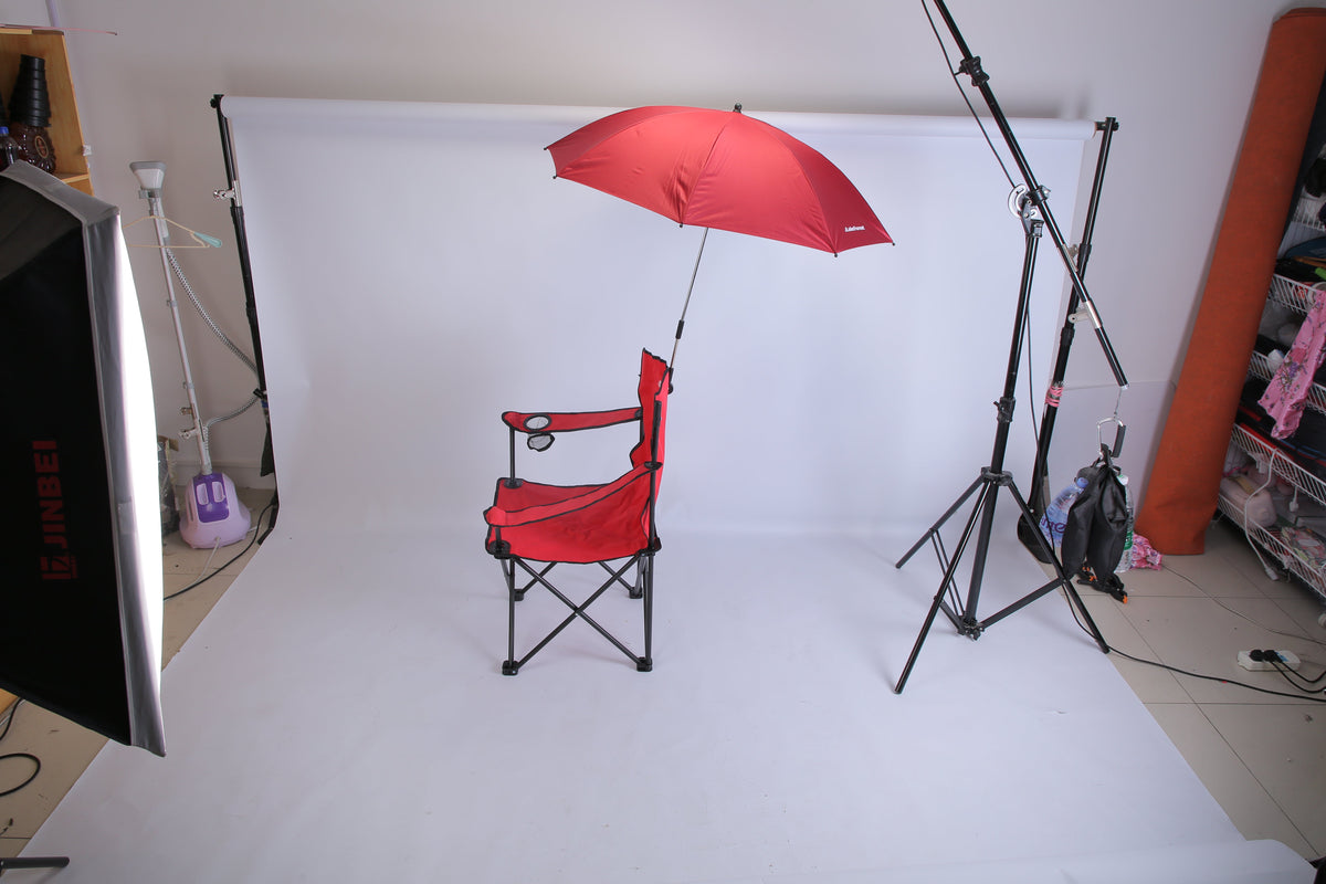 Camping Chair with Umbrella, Folding Outdoor Chair with Cup Holder – image 9