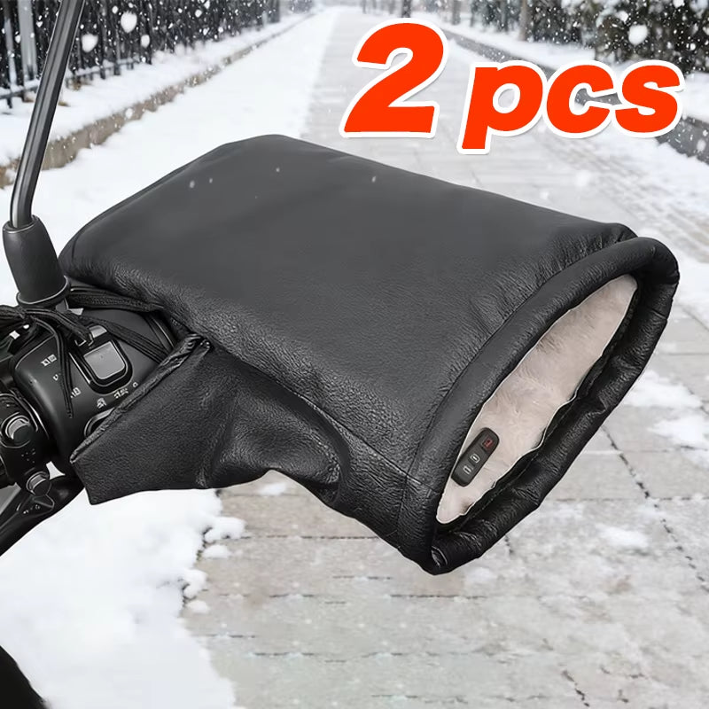 Farm ATV Handlebar Muffs, Windproof Winter Mitts for Quad & Motorcycle – image 2