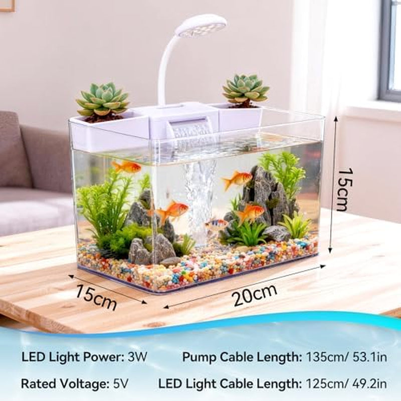 Turtle Tank Kit, Acrylic Starter Aquarium with Lamp & Filter – image 5