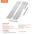 Aluminum Loading Ramps 47.2 x 8.5 in, 880 lb Capacity, 2 Pack – image 1