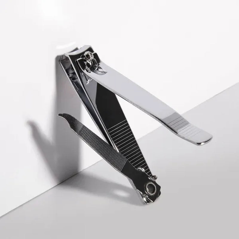 Toenail Clipper with File, Stainless Steel 5.5 in, 2-Piece – image 2