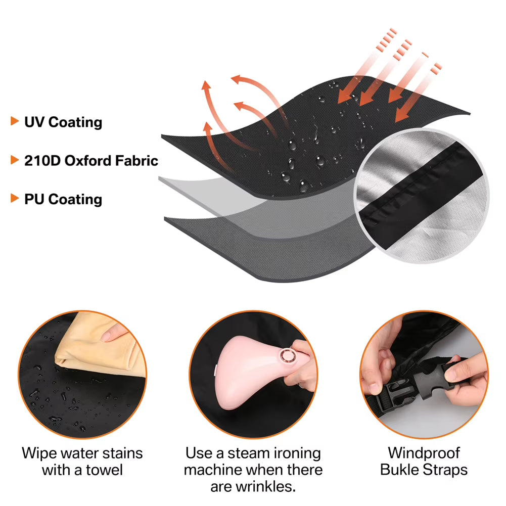Lounge Chair Cover - Waterproof Patio Chaise Cover – image 5