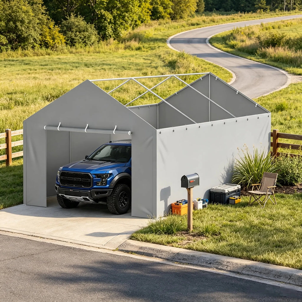 12 x 20 ft Carport Replacement Side Wall Kit, Waterproof UV50+ – image 6