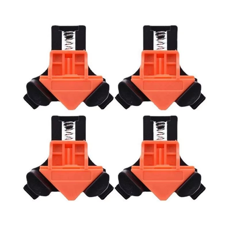 Right Angle Clamp Set of 4, 90-Degree Spring Corner Clamps – image 4