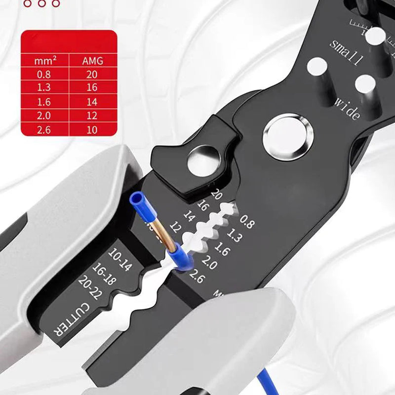 Multi-Function Bending Pliers - Wire Stripper & Crimper