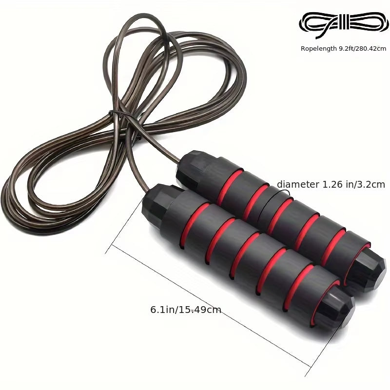 Jump Rope Adjustable Tangle-Free with Ball Bearing Handles – image 4