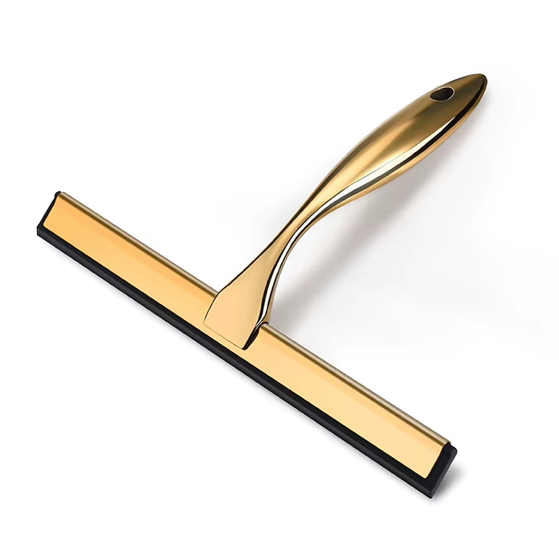 Shower Squeegee - Stainless Steel with Silicone Blade and Hook – image 4