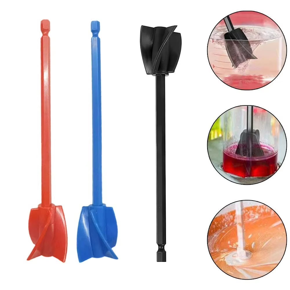 Paint Mixer Drill Attachment 3 Pack – Epoxy & Resin Paddles – image 4