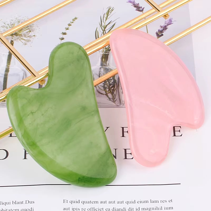 Gua Sha Board Heart-Shaped Resin Facial Massage Tool