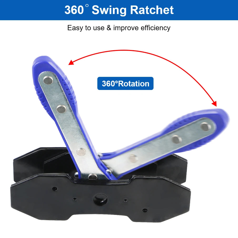 Disc Brake Caliper Spreader – Ratchet Piston Compressor Tool – image 5