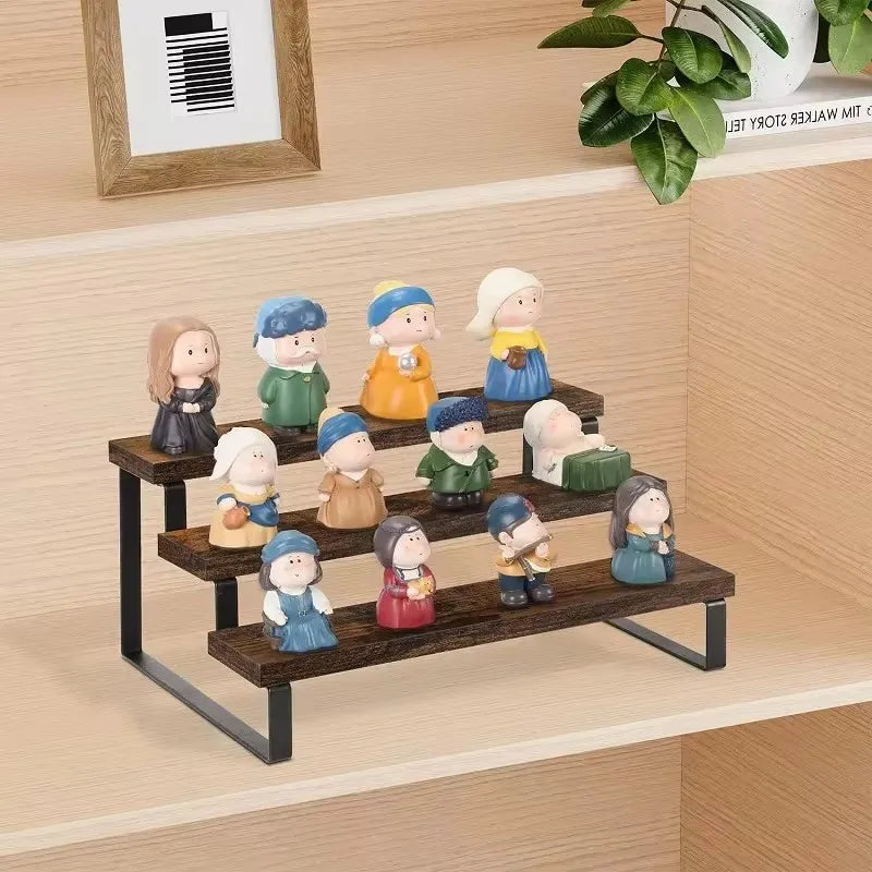 Display Riser, 3-Tier Wooden Stand for Spices, Perfume and Candles – image 4